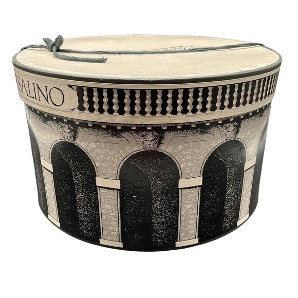 Borsalino Alessandria Italy Olive Green Velour Felt Fedora With Box Sz 7.25 - Picture 12 of 15